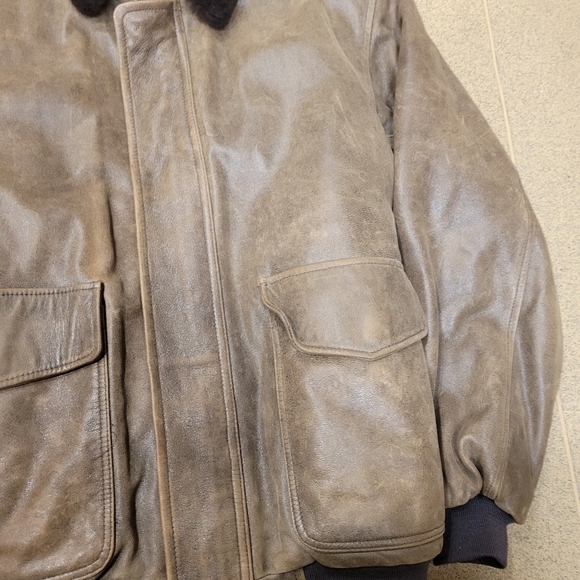 Vintage L.L. Bean Goat Leather Jacket. - Picture 4 of 6